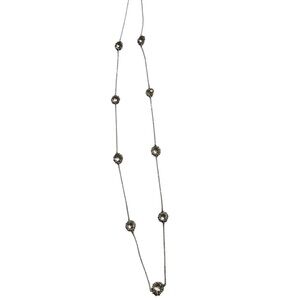 Anzie topaz station chain link necklace